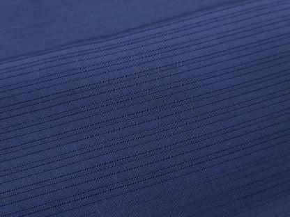平和屋着物＊夏物　色無地　変わり絽　紺青色　正絹　逸品　CABG2238ze