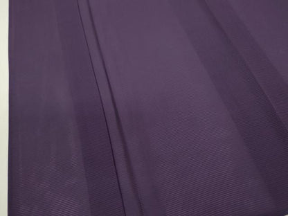 平和屋着物＊夏物　色無地　絽　葡萄色　正絹　逸品　CABG2240ze