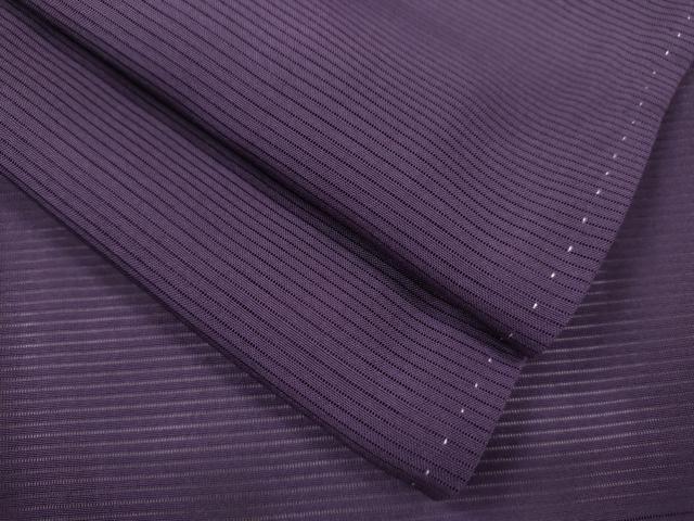 平和屋着物＊夏物　色無地　絽　葡萄色　正絹　逸品　CABG2240ze