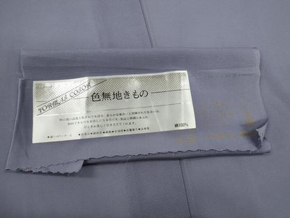 平和屋着物＊夏物　色無地　絽　藤色　反端付き　正絹　逸品　CABG2244ze