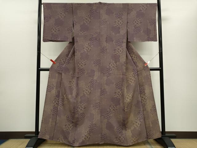 平和屋着物▽江戸小紋　単衣　作家物　寄せ小紋柄　正絹　逸品　CABG2256ze