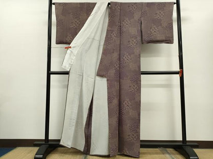 平和屋着物▽江戸小紋　単衣　作家物　寄せ小紋柄　正絹　逸品　CABG2256ze