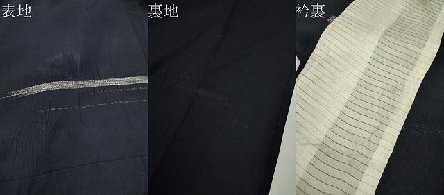 平和屋着物＊夏物 紗紬 霞文 銀糸 正絹 逸品 CABG2257ze