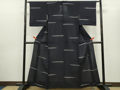 平和屋着物＊夏物 紗紬 霞文 銀糸 正絹 逸品 CABG2257ze