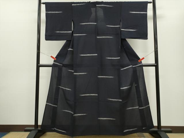平和屋着物＊夏物 紗紬 霞文 銀糸 正絹 逸品 CABG2257ze