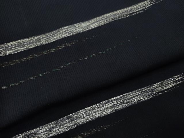 平和屋着物＊夏物 紗紬 霞文 銀糸 正絹 逸品 CABG2257ze