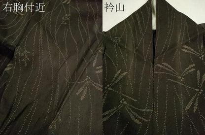 平和屋着物＊夏物 本場大島紬 夏大島 9マルキ トンボ 健勝苑扱い 正絹 逸品 CABG2262ze