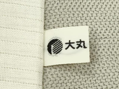 平和屋着物＊夏物 本塩沢 夏塩沢 訪問着 麻の葉草花文 大丸扱い 正絹 逸品 CABG2264ze
