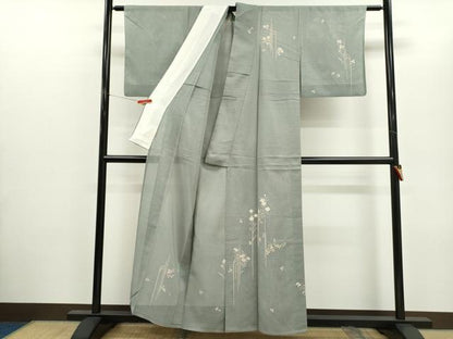 平和屋着物＊夏物 訪問着 変わり絽縮緬 枝花文 ますいわ屋扱い 正絹 逸品 CABG2271ze