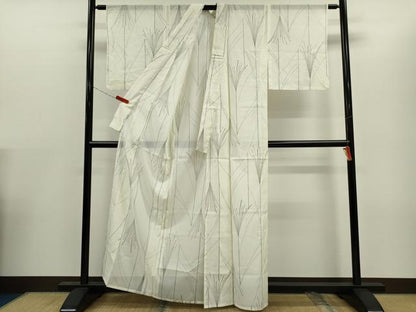 平和屋着物＊夏物 小紋 絽 芒 正絹 逸品 CABG2281ze