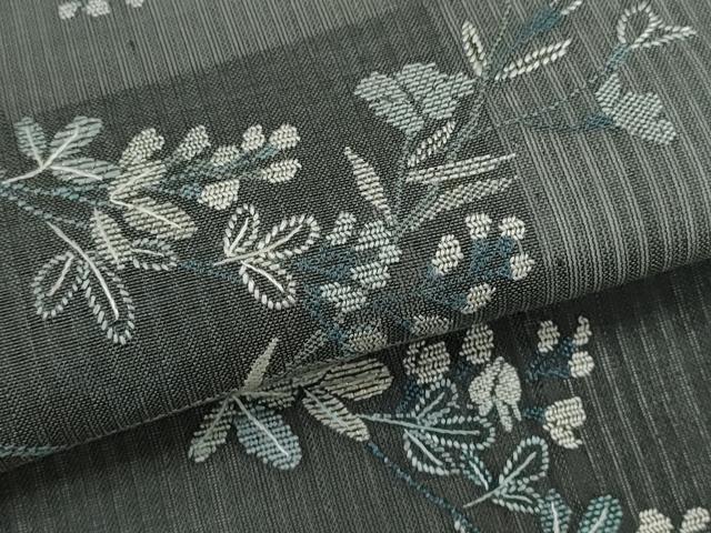 平和屋着物＊夏物　訪問着　紗紬　総刺繍　枝花文　健勝苑扱い　正絹　逸品　CABG2285ze