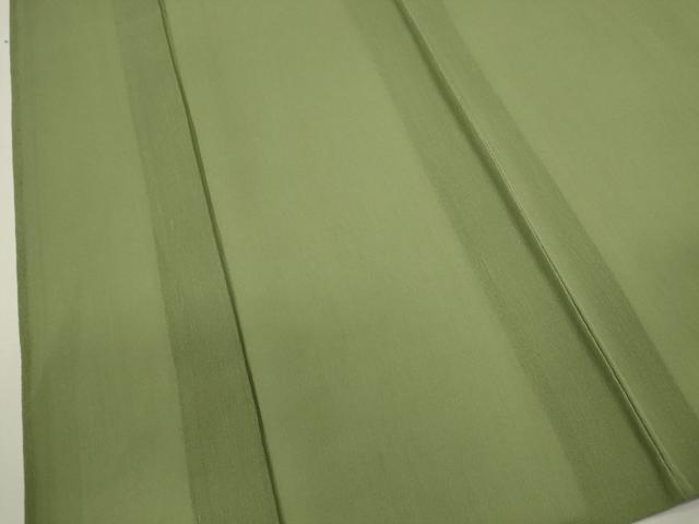 平和屋着物＊夏物　色無地　紗　柳茶色　正絹　逸品　未使用　CABG2289ze