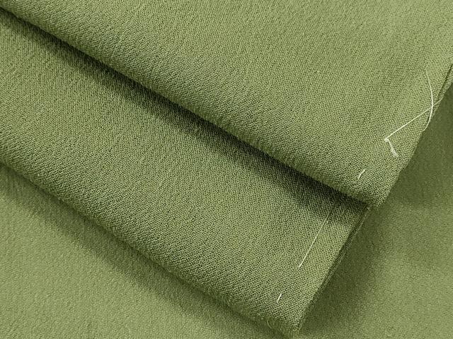 平和屋着物＊夏物　色無地　紗　柳茶色　正絹　逸品　未使用　CABG2289ze