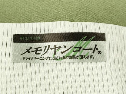 平和屋着物＊夏物　色無地　紗　柳茶色　正絹　逸品　未使用　CABG2289ze