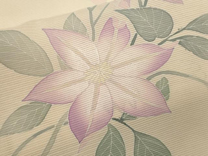 平和屋着物＊夏物　訪問着　絽　枝花文　正絹　逸品　CABG2291ze