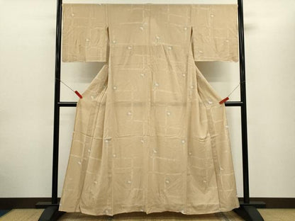 平和屋着物＊夏物　訪問着　絽　リス　草木文　正絹　逸品　CABG2295ze