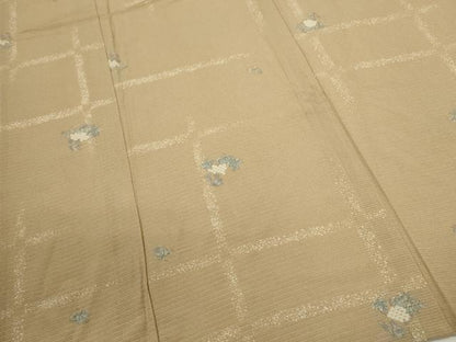 平和屋着物＊夏物　訪問着　絽　リス　草木文　正絹　逸品　CABG2295ze