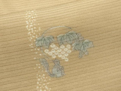 平和屋着物＊夏物　訪問着　絽　リス　草木文　正絹　逸品　CABG2295ze