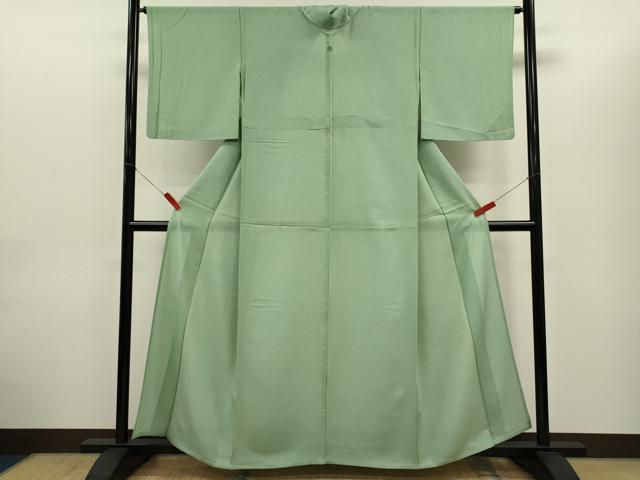 平和屋着物＊夏物　江戸小紋　絽　鮫小紋柄　正絹　逸品　CABG2296ze