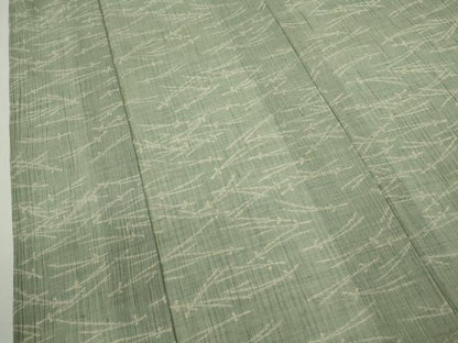 平和屋着物＊夏物　小千谷ちぢみ　松葉文　麻　逸品　CABG2303ze
