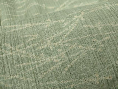 平和屋着物＊夏物　小千谷ちぢみ　松葉文　麻　逸品　CABG2303ze