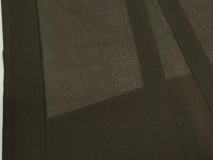 平和屋着物▽男性　羽織　スリーシーズン　春夏秋　塵除け　色無地　涅色　正絹　逸品　CABG2306ze