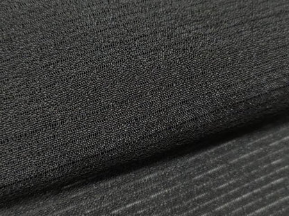 平和屋着物▽羽織　スリーシーズン　春夏秋　塵除け　色無地　黒色　正絹　逸品　CABG2307ze
