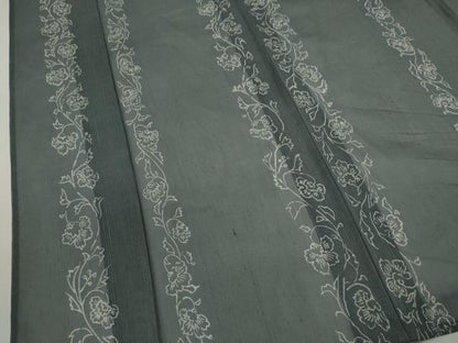 平和屋着物＊夏物　小紋　紗紬　ろうけつ染め　更紗花文　正絹　逸品　CABG2308ze