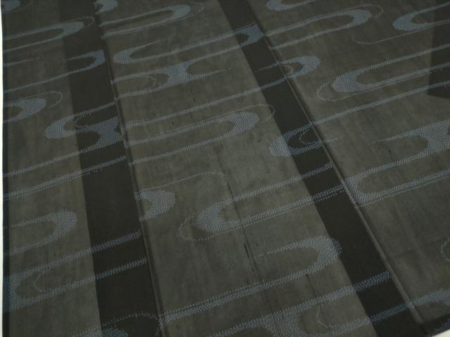 平和屋着物＊夏物　大島紬　夏大島　9マルキ　流水文　正絹　逸品　CABG2318ze