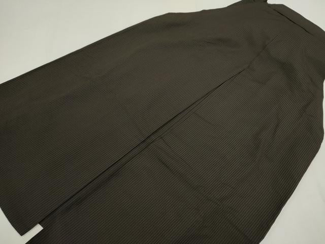 平和屋着物■男性 行灯袴 縞 正絹 逸品 CABG2336ze