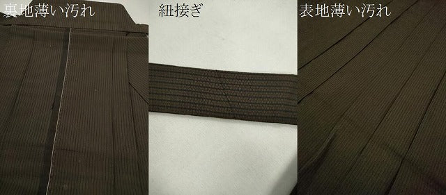 平和屋着物■男性 行灯袴 縞 正絹 逸品 CABG2337ze