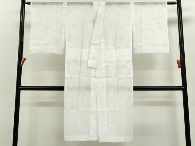 平和屋着物＊夏物　長襦袢　草花紋紗　洗える着物　CABG2343ze