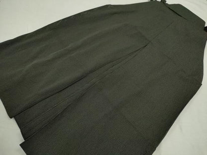 平和屋着物＊夏物　男性　馬乗り袴　縦絽　縞　正絹　逸品　CABG2359ze