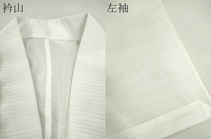 平和屋着物＊洗える最高級着物　＜英＞はなぶさ謹製　夏物　長襦袢　変わり絽　CABG2365ze