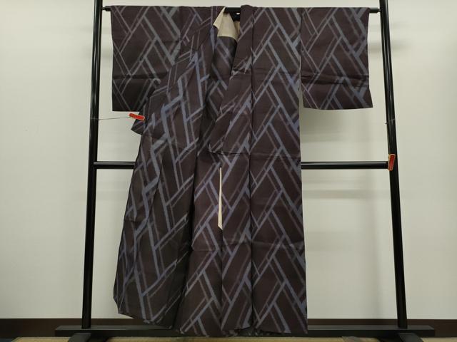 平和屋着物＊夏物　紗紬　檜垣文　正絹　逸品　CABG2366ze