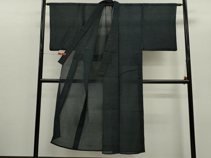 平和屋着物＊夏物　男性　小紋　色無地　紗　霞文　CABG2370ze