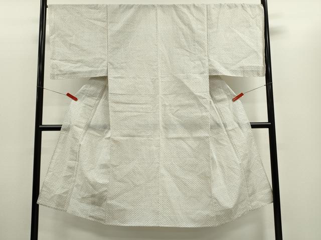 平和屋着物＊夏物　男性　小紋・浴衣兼用　吉祥文　綿麻　逸品　CABG2373ze
