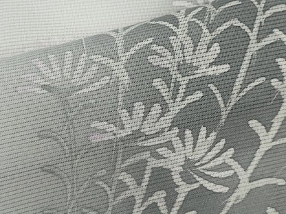 平和屋着物＊夏物　訪問着　絽　手描き　枝花文　暈し染め　洗える着物　CABG2376ze