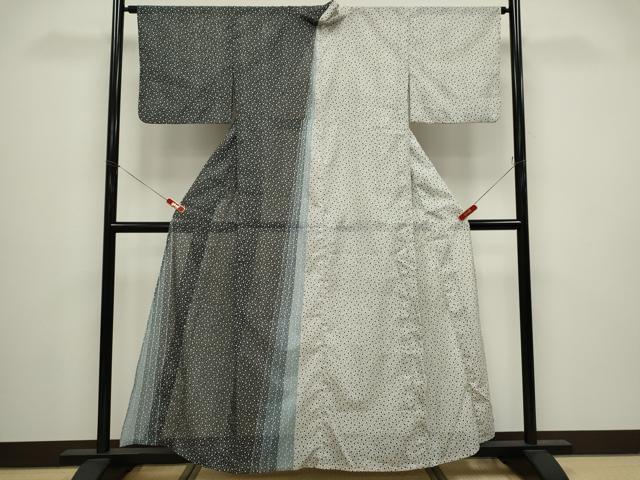 平和屋着物＊夏物　訪問着　絽　大小あられ　洗える着物　CABG2379ze
