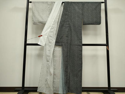 平和屋着物＊夏物　訪問着　絽　大小あられ　洗える着物　CABG2379ze