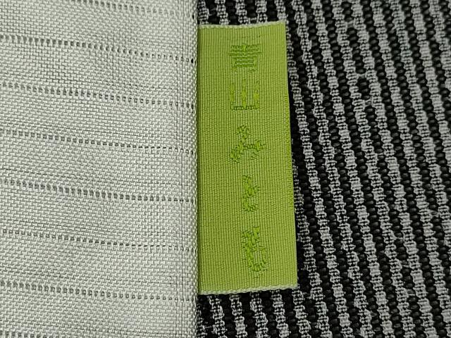 平和屋着物＊夏物　江戸小紋　伝統工芸士　義一作　縦絽　吉祥文　黒地　正絹　逸品　CABG2398ze