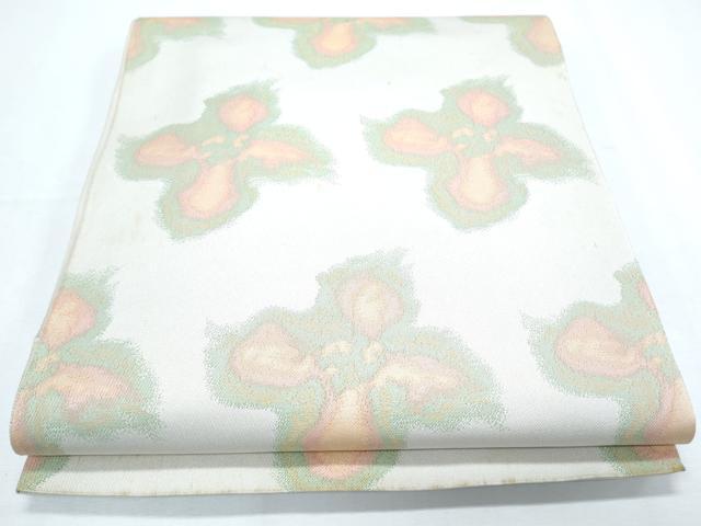 平和屋着物●織物一筋名門　織悦　全通柄　本袋帯　松文　金糸　正絹　逸品　DABB9803du 平和屋着物◎織物一筋名門 織悦 全通柄 本袋帯 吉祥文 正絹 逸品
