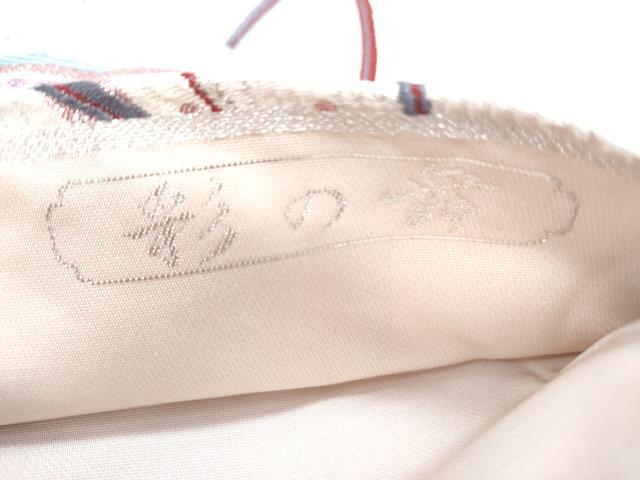 平和屋着物◎六通柄袋帯 彩の舞 銀糸 正絹 逸品 CABG2407th