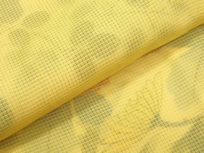 平和屋着物▽訪問着　単衣　紗袷　紗×紗　草花文　正絹　逸品　CABG2434th