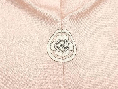 平和屋着物▽訪問着　単衣　花籠文　正絹　逸品　CABG2435th