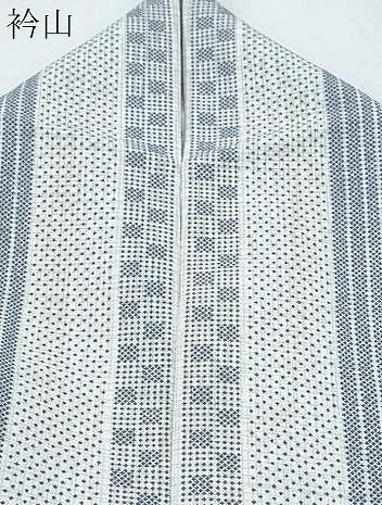 平和屋着物▽上質な小紋　単衣　吉祥間道　正絹　逸品　CABG2442th