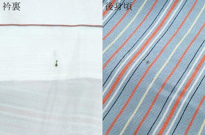平和屋着物▽上質な小紋　単衣　間道　正絹　逸品　CABG2443th