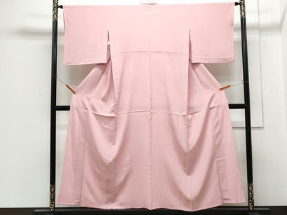 平和屋着物▽上質な色無地　単衣　虹色　正絹　逸品　CABG2474th