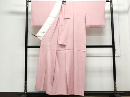 平和屋着物▽上質な色無地　単衣　虹色　正絹　逸品　CABG2474th