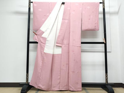 平和屋着物■上質な小紋　地紋起こし　瓦文　正絹　逸品　CABG2477th